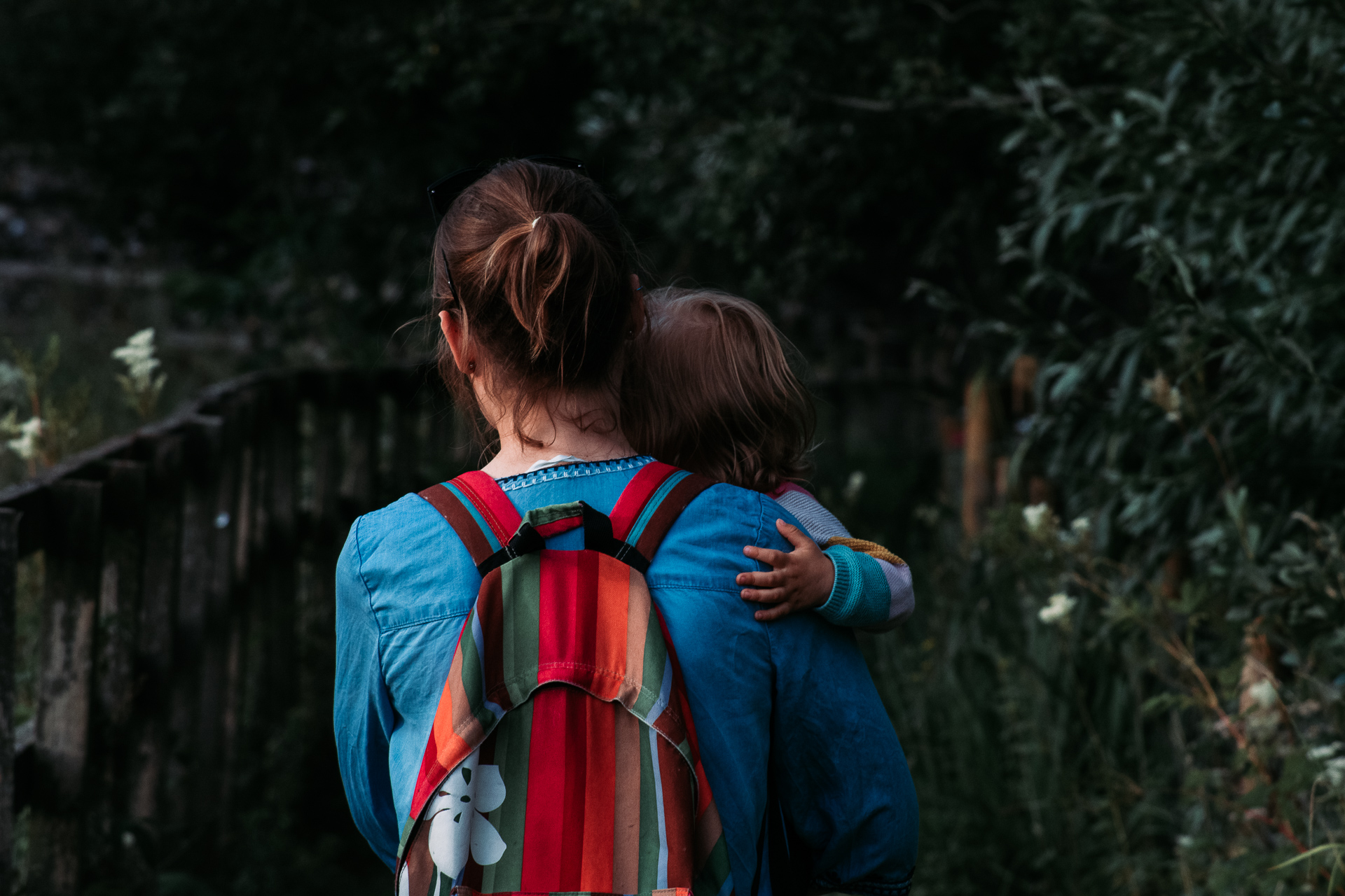Mother and Daughter on a countryside walk